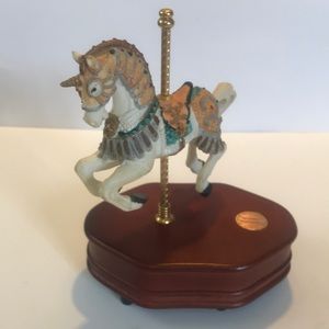 Vintage Carousel Collection Waltz Music Box